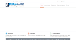 Desktop Screenshot of destinyoverseas.com