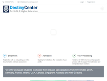Tablet Screenshot of destinyoverseas.com